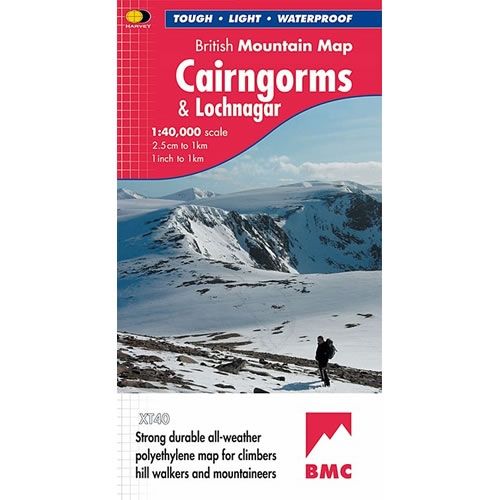 Cairngorms and Lochnagar Mountain Map