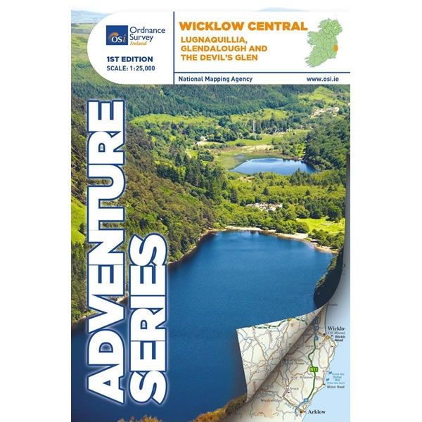 Irish Adventure Map - Wicklow Central