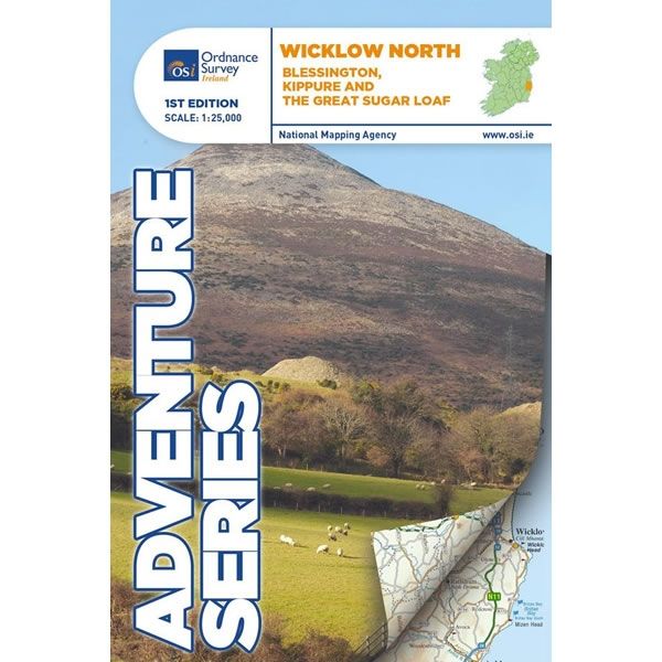 Irish Adventure Map - Wicklow North