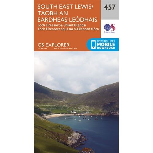 OS Explorer Map 457 - Lewis South East